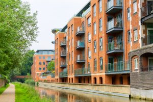 Block of Flats Next to Canal