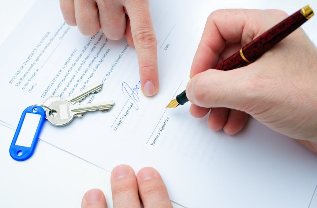 Signing a Ground Rent Agreement