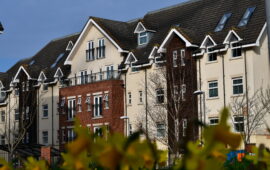 Exterior photograph of Townsend Mews, a 155-unite estate in Hertfordshire that Red Brick Management worked with