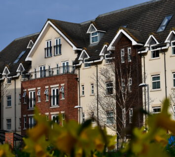 Exterior photograph of Townsend Mews, a 155-unite estate in Hertfordshire that Red Brick Management worked with